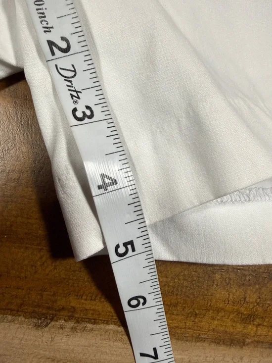 Ethyl Clothing White High-Rise Shorts - Picture 9 of 11